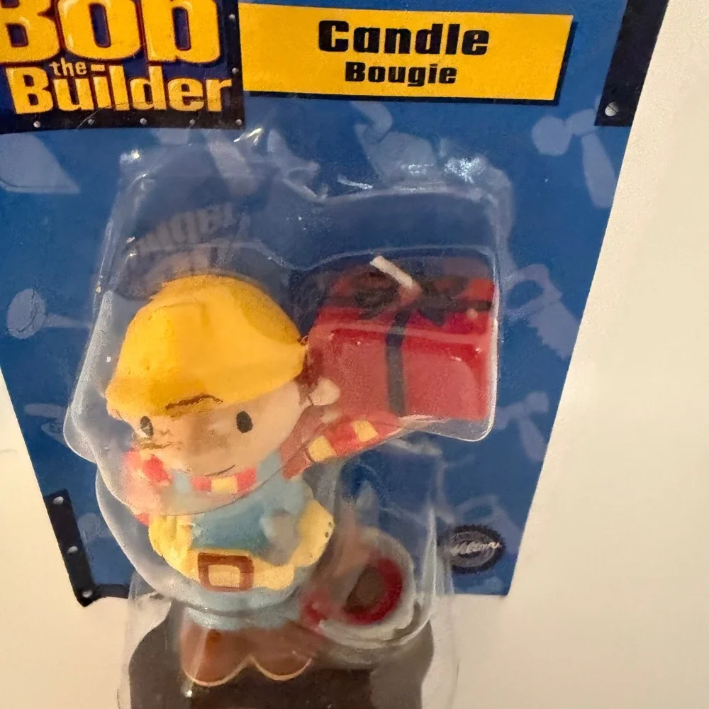 Vintage 2002 Wilton Bob the Builder Birthday Candle Cake Topper New in Package